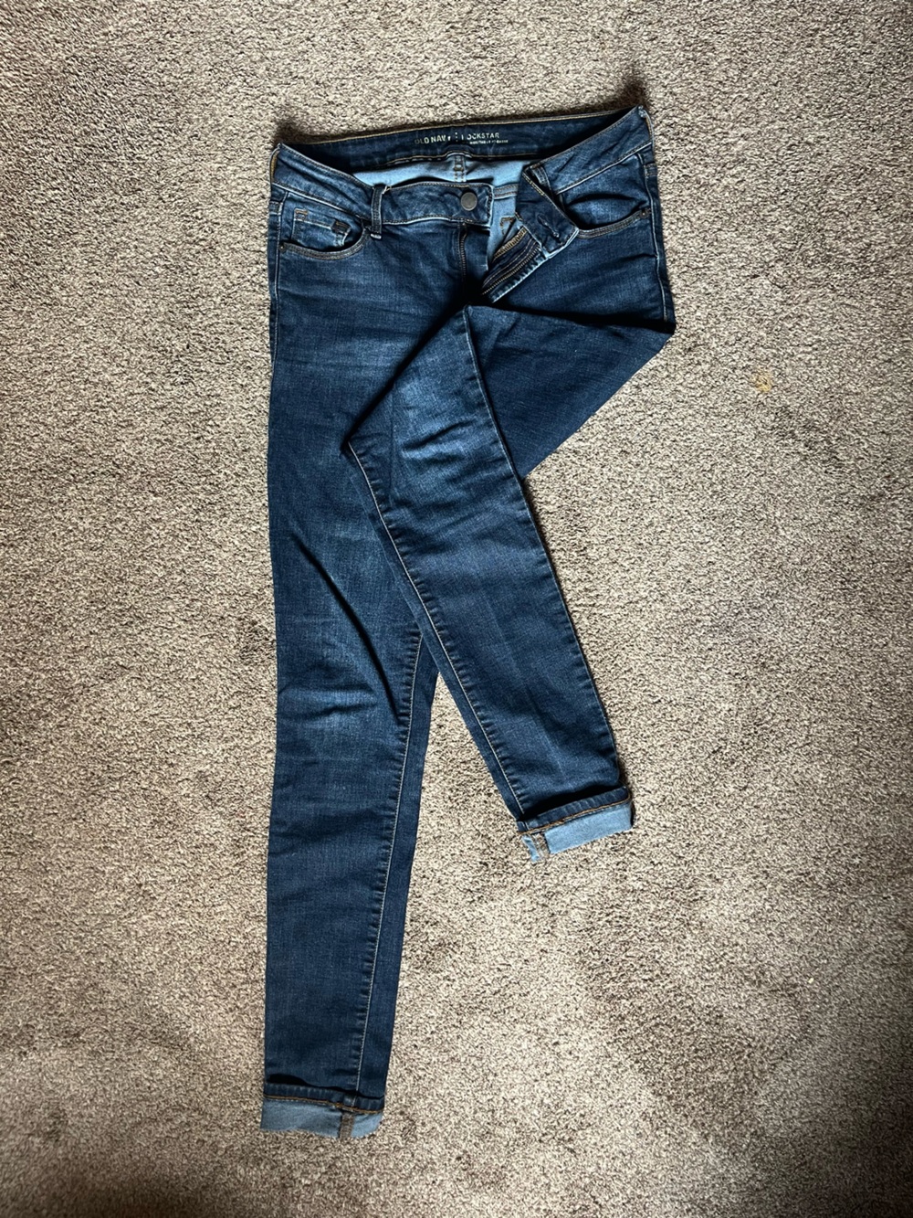 Old Navy Women's Dark Blue Skinny Jeans